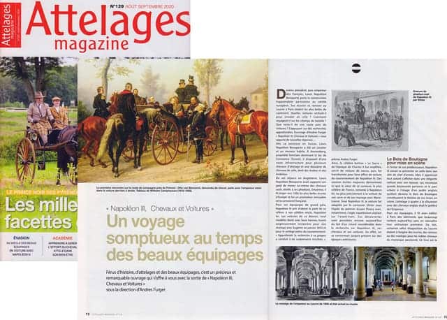 Artikel in der Zeitschrift Attelages magazine