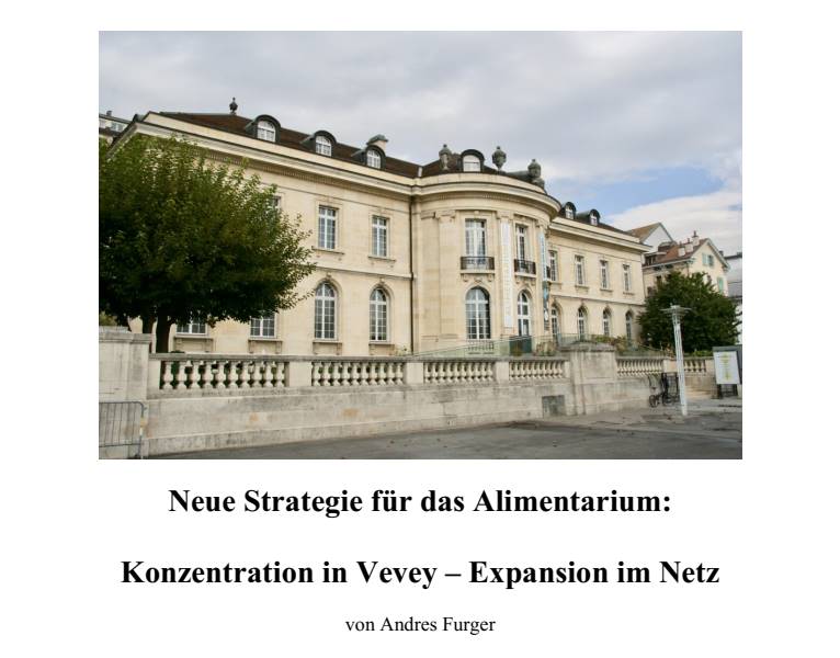 Neue Strategie für das Alimentarium