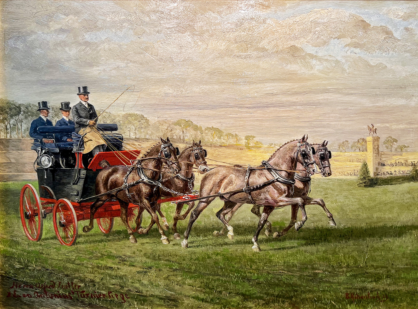 Benno von Achenbach et l’art d’atteler et de conduire