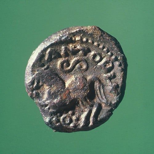 Andres Furger Murus Gallicus Rückseite einer Potinmünze
